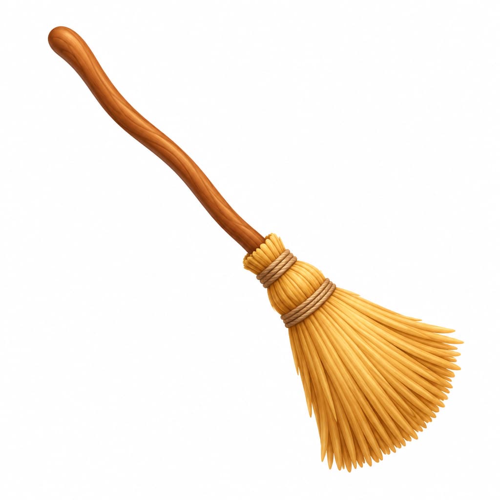 A witch's broom.
